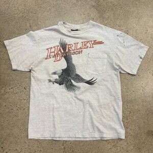 Harley-Davidson Light Gray Eagle Tee